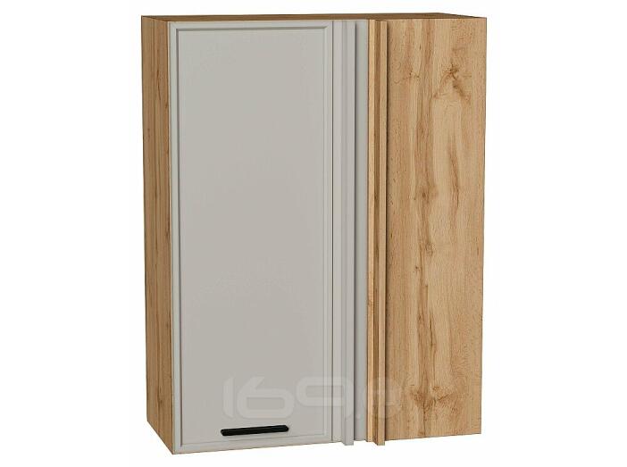 Шкаф верхний прямой угловой Фрейм Grey Silk Дуб Вотан 920*700*345