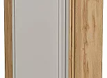Шкаф верхний прямой угловой Фрейм Grey Silk Дуб Вотан 920*700*345