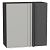 Шкаф верхний прямой угловой Фьюжн Silky Light Grey Graphite 716*700*345