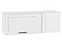 Шкаф верхний прямой угловой горизонтальный Барселона Белый/Белый 358*1000*350