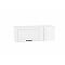 Шкаф верхний прямой угловой горизонтальный Дублин Special White/Белый 358*1000*350