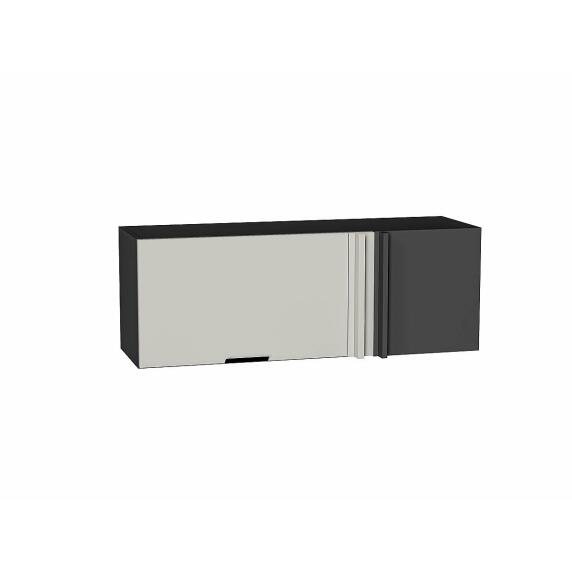 Шкаф верхний прямой угловой горизонтальный Евро Агат/Graphite 358*1000*350