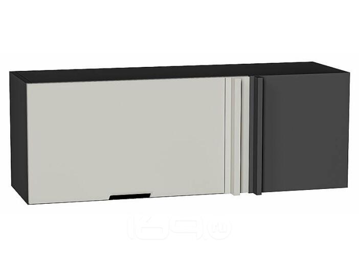 Шкаф верхний прямой угловой горизонтальный Евро Агат/Graphite 358*1000*350