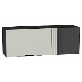Шкаф верхний прямой угловой горизонтальный Евро Агат/Graphite 358*1000*350