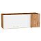 Шкаф верхний прямой угловой горизонтальный Квадро Белый/Дуб Вотан 358*1000*350