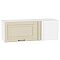 Шкаф верхний прямой угловой горизонтальный Ницца Дуб крем/Белый 358*1000*350