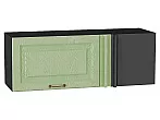Шкаф верхний прямой угловой горизонтальный Ницца Дуб оливковый/Graphite 358*1000*350