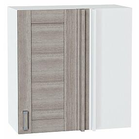 Шкаф верхний прямой угловой Лофт Cappuccino Veralinga/Белый 716*700*345