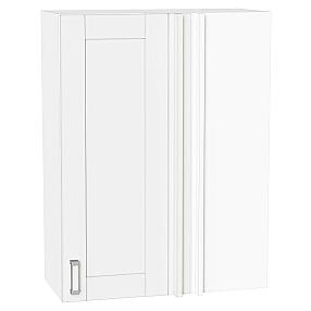 Шкаф верхний прямой угловой Лофт White Silk/Белый 920*700*345