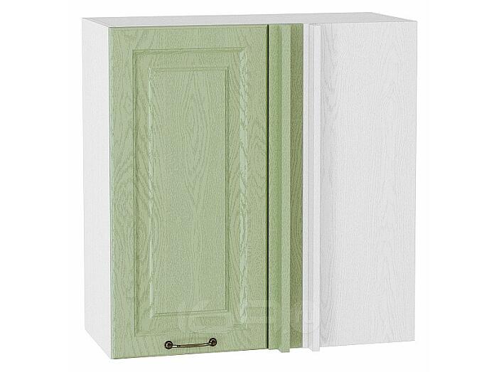 Шкаф верхний прямой угловой Ницца Дуб оливковый/Белый 716*690*345