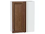 Шкаф верхний прямой угловой Шале Brown Dreamline Белый 920*690*345