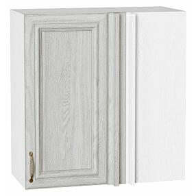 Шкаф верхний прямой угловой Шале White Dreamline Белый 716*690*345