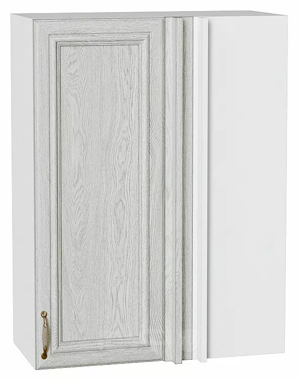 Шкаф верхний прямой угловой Шале White Dreamline Белый 920*690*345