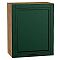 Шкаф верхний с 1-ой дверцей Дублин Special Green/Дуб Вотан 716*600*318