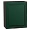 Шкаф верхний с 1-ой дверцей Дублин Special Green/Graphite 716*600*318