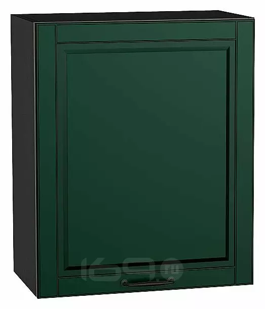 Шкаф верхний с 1-ой дверцей Дублин Special Green/Graphite 716*600*318