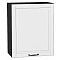 Шкаф верхний с 1-ой дверцей Дублин Special White/Graphite 716*600*318