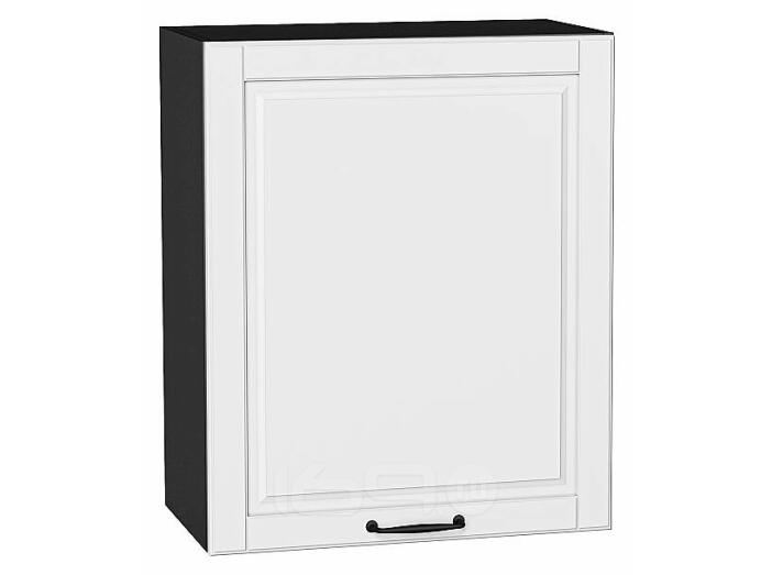 Шкаф верхний с 1-ой дверцей Дублин Special White/Graphite 716*600*318