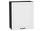 Шкаф верхний с 1-ой дверцей Дублин Special White/Graphite 716*600*318