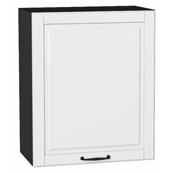 Шкаф верхний с 1-ой дверцей Дублин Special White/Graphite 716*600*318