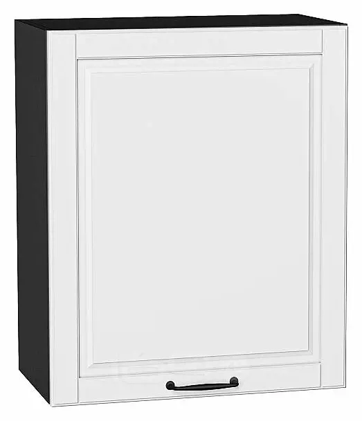 Шкаф верхний с 1-ой дверцей Дублин Special White/Graphite 716*600*318