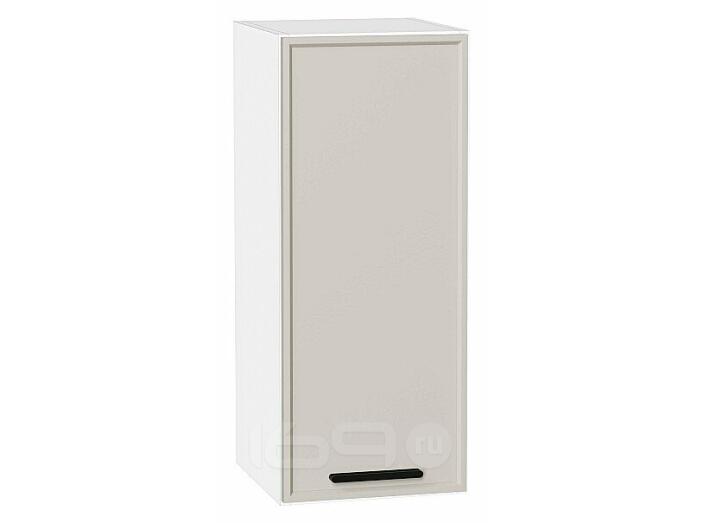 Шкаф верхний с 1-ой дверцей Фрейм Cream Silk Белый 716*300*324
