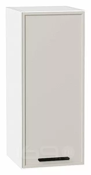 Шкаф верхний с 1-ой дверцей Фрейм Cream Silk Белый 716*300*324