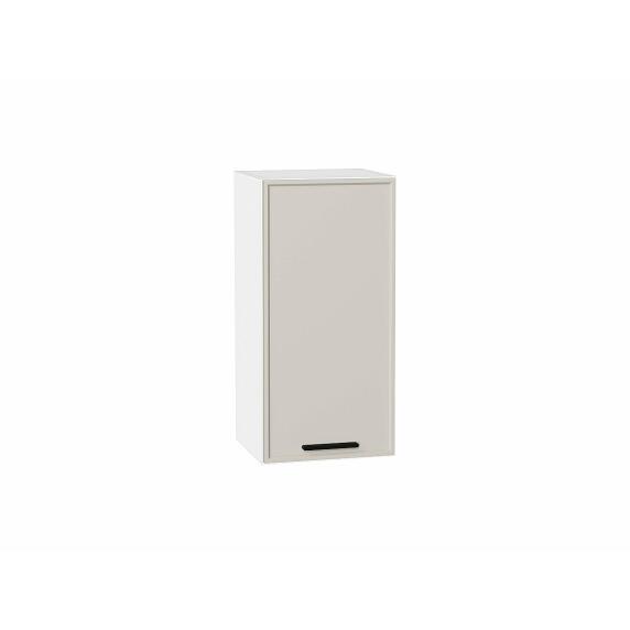 Шкаф верхний с 1-ой дверцей Фрейм Cream Silk Белый 716*350*324