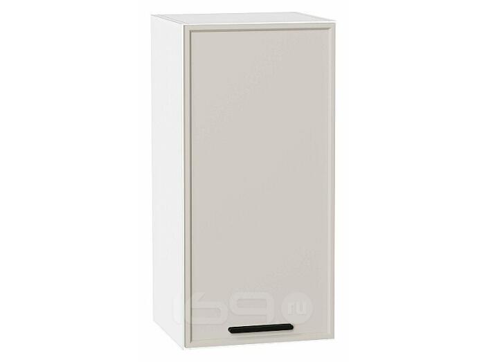 Шкаф верхний с 1-ой дверцей Фрейм Cream Silk Белый 716*350*324