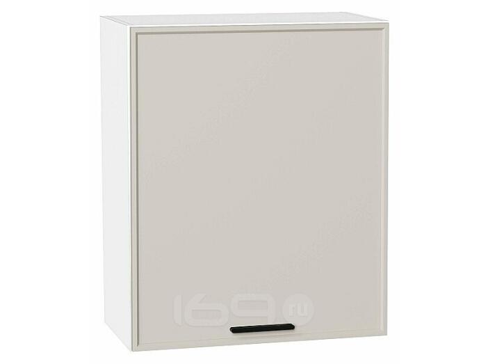 Шкаф верхний с 1-ой дверцей Фрейм Cream Silk Белый 716*600*324