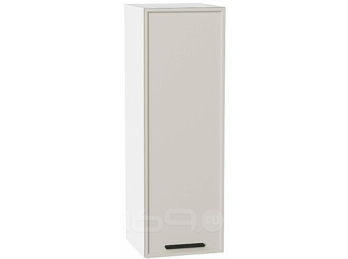 Шкаф верхний с 1-ой дверцей Фрейм Cream Silk Белый 920*300*324