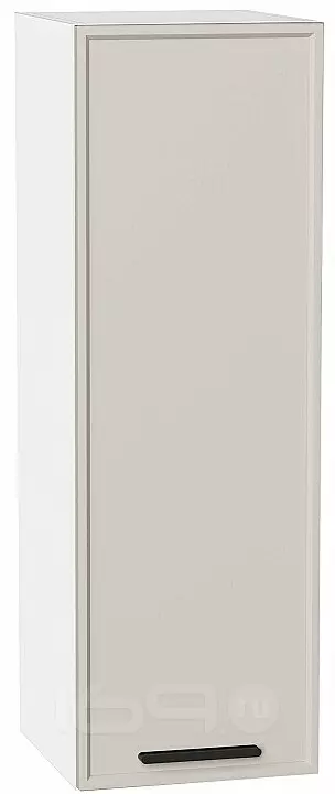 Шкаф верхний с 1-ой дверцей Фрейм Cream Silk Белый 920*300*324