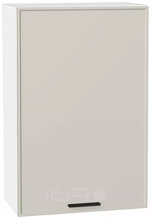 Шкаф верхний с 1-ой дверцей Фрейм Cream Silk Белый 920*600*324