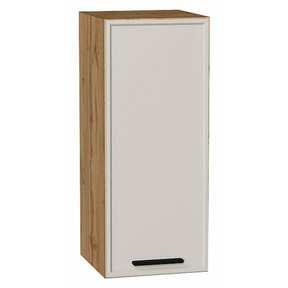 Шкаф верхний с 1-ой дверцей Фрейм Cream Silk Дуб Вотан 716*300*324