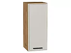 Шкаф верхний с 1-ой дверцей Фрейм Cream Silk Дуб Вотан 716*300*324