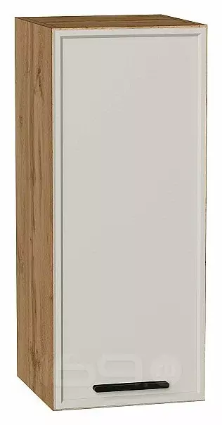 Шкаф верхний с 1-ой дверцей Фрейм Cream Silk Дуб Вотан 716*300*324