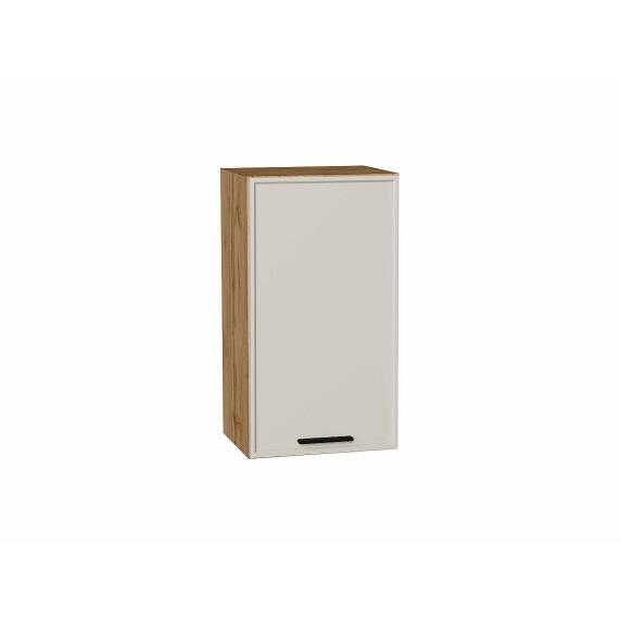 Шкаф верхний с 1-ой дверцей Фрейм Cream Silk Дуб Вотан 716*400*324