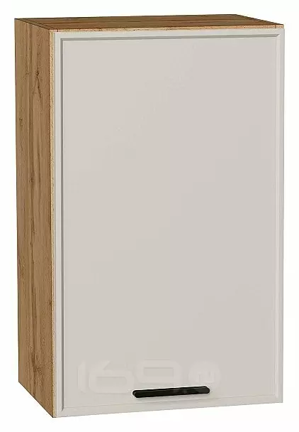 Шкаф верхний с 1-ой дверцей Фрейм Cream Silk Дуб Вотан 716*450*324