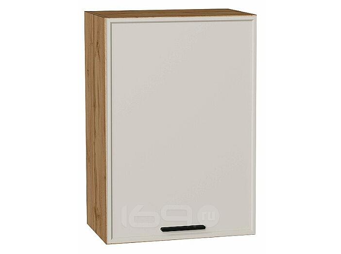 Шкаф верхний с 1-ой дверцей Фрейм Cream Silk Дуб Вотан 716*500*324