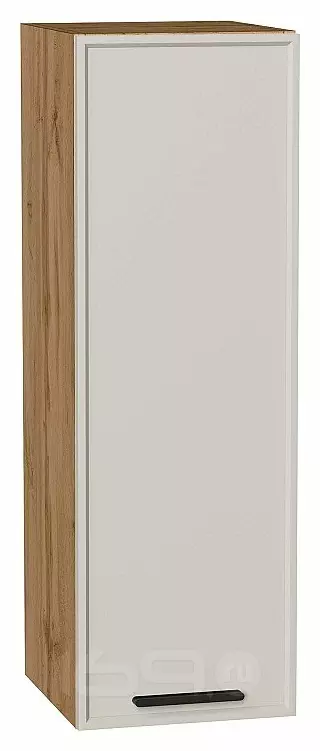 Шкаф верхний с 1-ой дверцей Фрейм Cream Silk Дуб Вотан 920*300*324