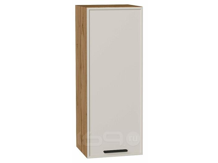 Шкаф верхний с 1-ой дверцей Фрейм Cream Silk Дуб Вотан 920*350*324