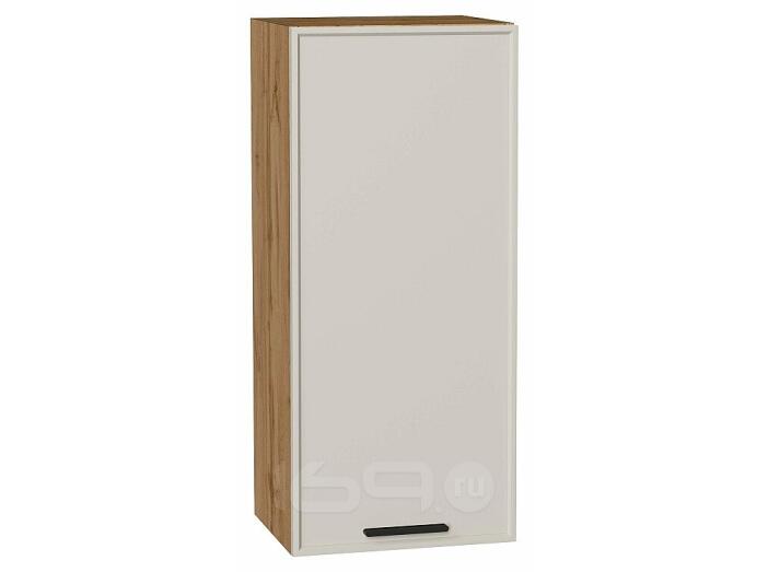 Шкаф верхний с 1-ой дверцей Фрейм Cream Silk Дуб Вотан 920*400*324