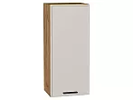 Шкаф верхний с 1-ой дверцей Фрейм Cream Silk Дуб Вотан 920*400*324