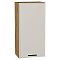 Шкаф верхний с 1-ой дверцей Фрейм Cream Silk Дуб Вотан 920*450*324