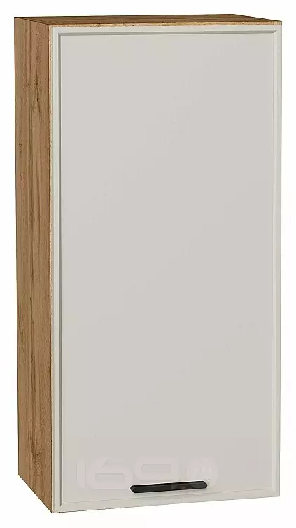 Шкаф верхний с 1-ой дверцей Фрейм Cream Silk Дуб Вотан 920*450*324