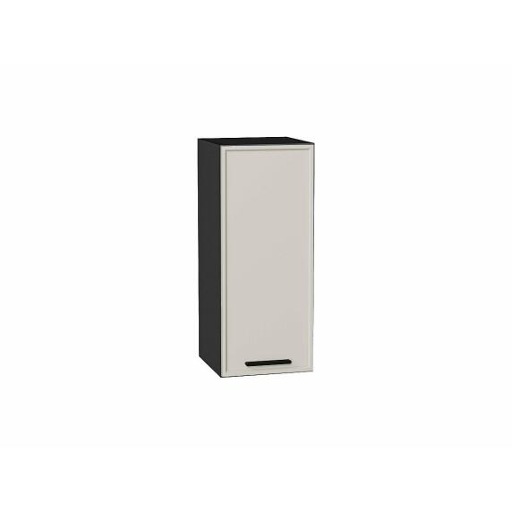 Шкаф верхний с 1-ой дверцей Фрейм Cream Silk Graphite 716*300*324