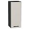 Шкаф верхний с 1-ой дверцей Фрейм Cream Silk Graphite 716*300*324 Шкаф верхний с 1-ой дверцей Фрейм Cream Silk Graphite 716*300*324