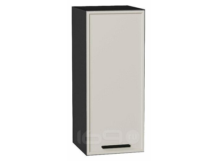 Шкаф верхний с 1-ой дверцей Фрейм Cream Silk Graphite 716*300*324