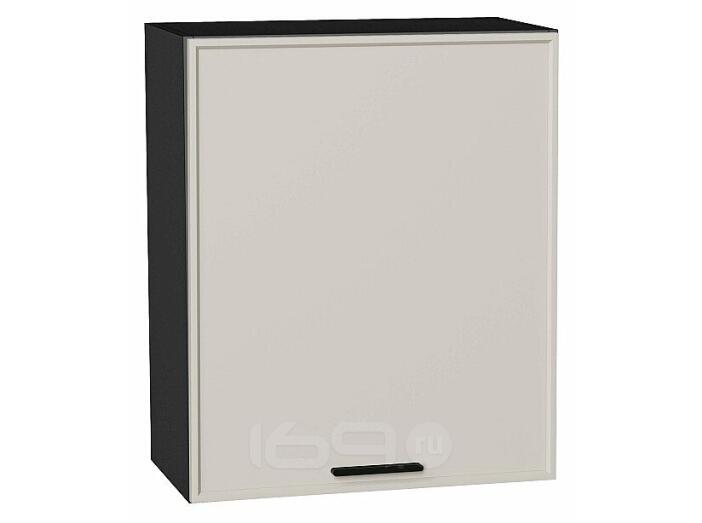 Шкаф верхний с 1-ой дверцей Фрейм Cream Silk Graphite 716*600*324