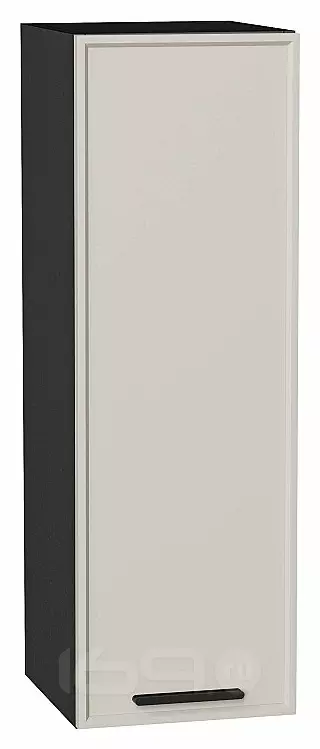 Шкаф верхний с 1-ой дверцей Фрейм Cream Silk Graphite 920*300*324